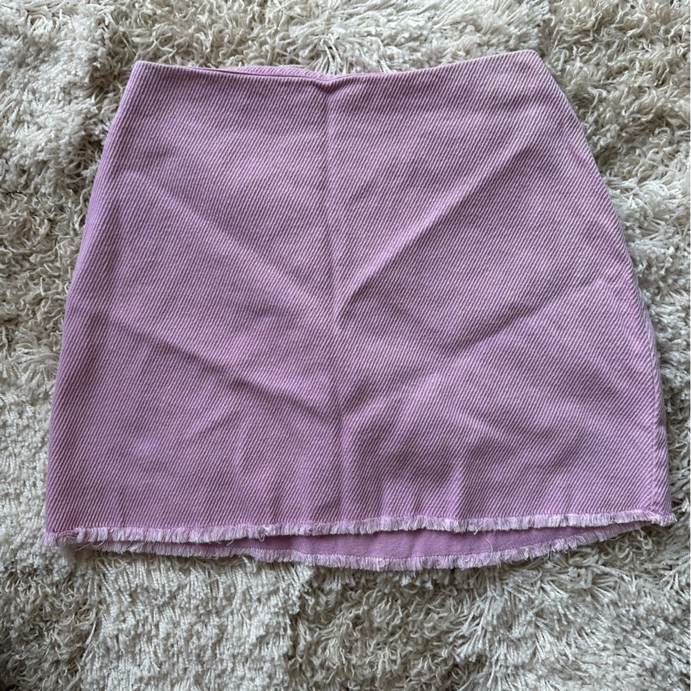Urban Outfitters corduroy pink periwinkle mini skirt